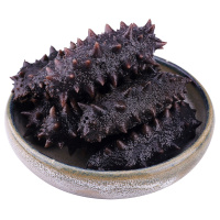 海洋岛 大连野生海参 盐渍辽参 拉缸盐半干海刺参礼盒26-30头500g