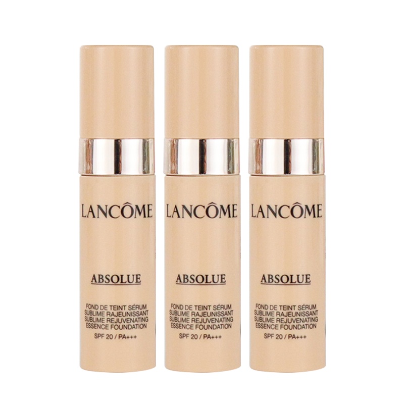 【国内专柜版】兰蔻(LANCOME)菁纯臻颜精华粉底液 中小样 SPF20 PA+++ （自然偏白#110）5ML*3