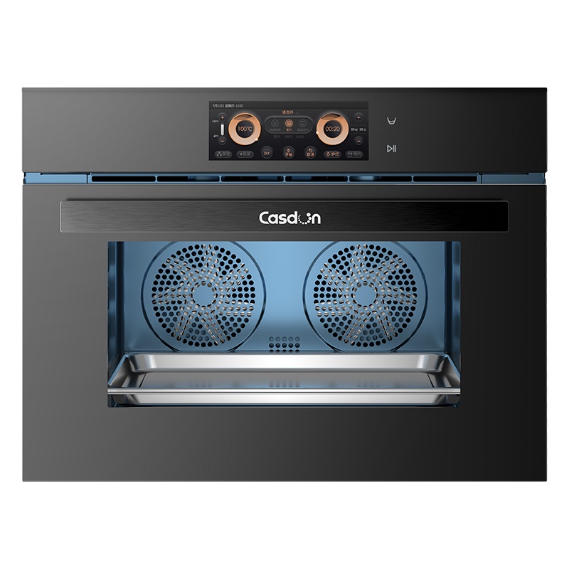 CASDON/凯度ZD Pro一代嵌入式烤箱蒸箱一体 升级版双热风彩屏触控蒸烤箱 内嵌大容量蒸烤一体机高端多功能烘焙