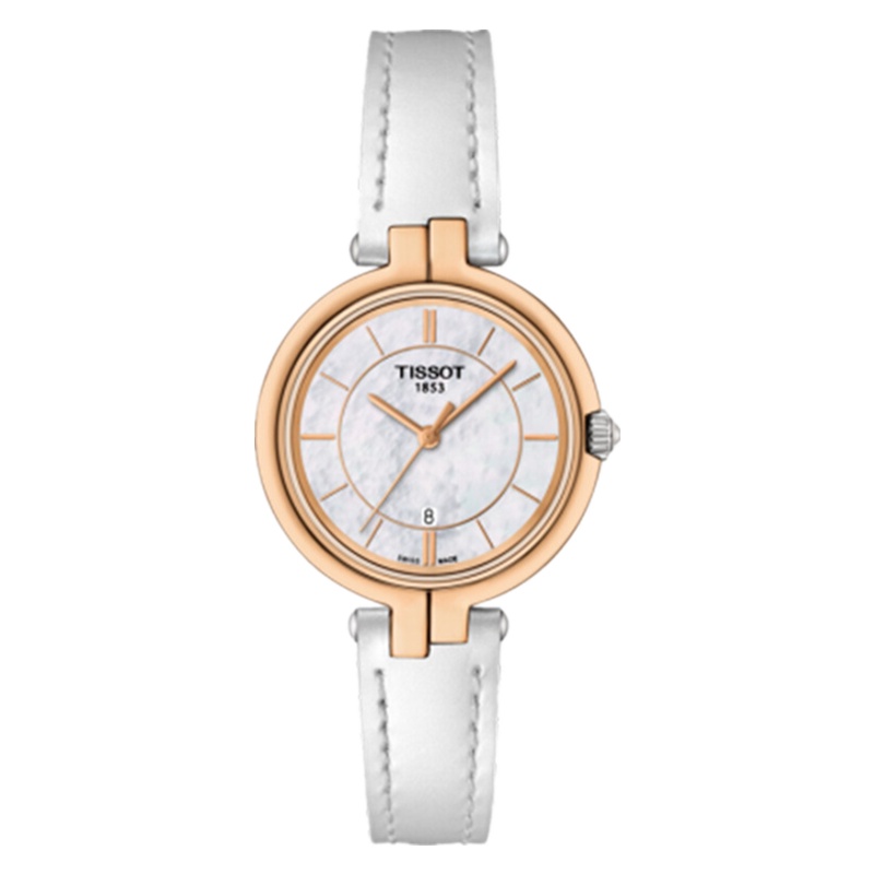 天梭（TISSOT）手表瑞士时尚潮流弗拉明戈系列简约 石英 女表商务 休闲 时尚女表T094.210.26.111.01