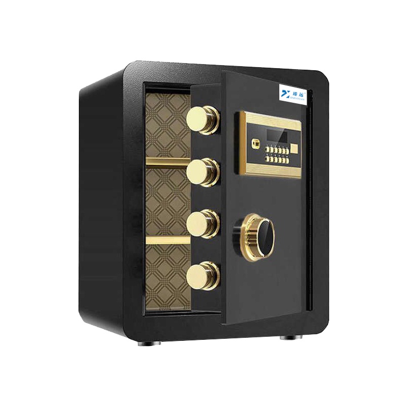 臻远全钢实心防盗保险柜 高45cm密码款尊贵黑色