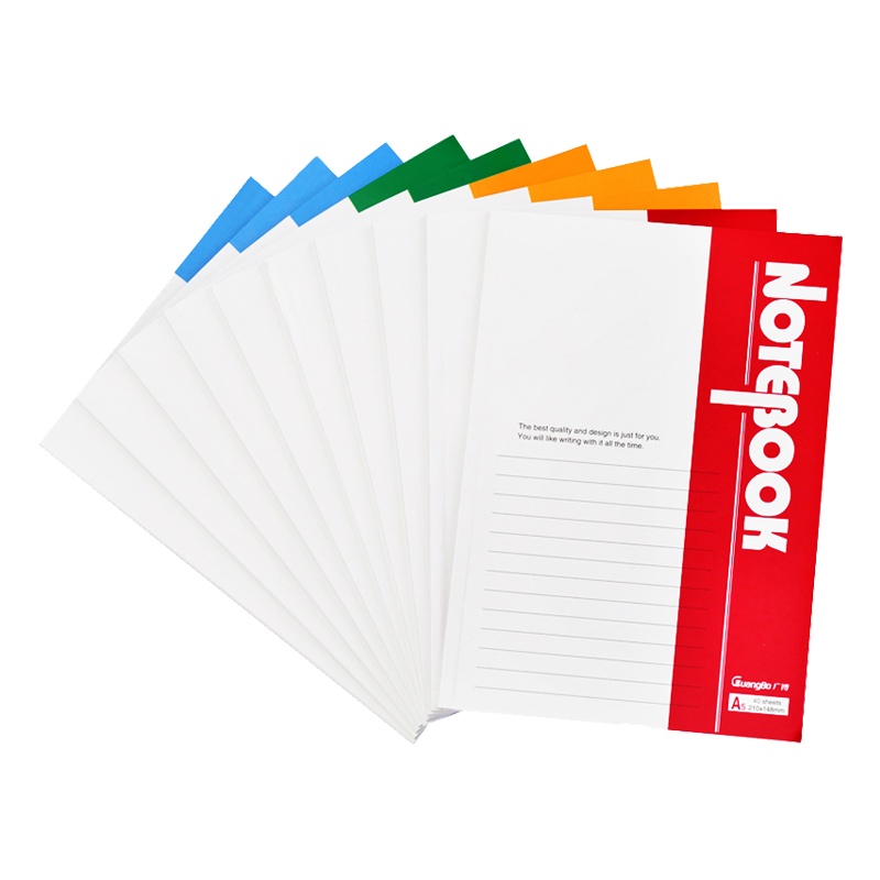 广博软抄本记事本 办公软面抄笔记本商务记录本记事本 学生日记本软抄本练习本 混色装