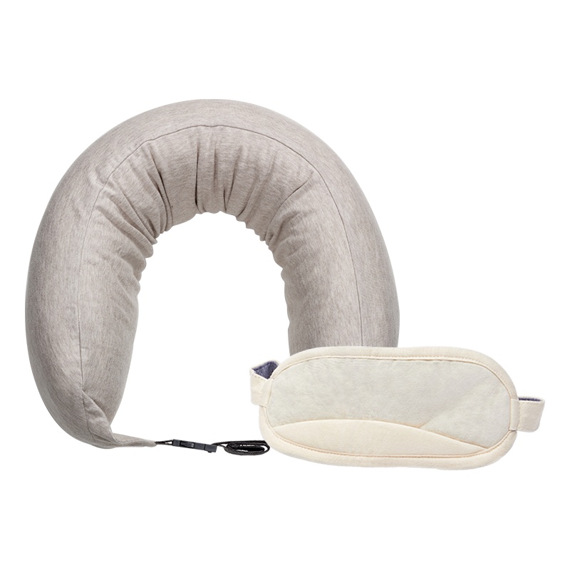 小米生态链企业8H多功能乳胶U型枕飞机汽车旅行凉感遮光眼罩头枕U形枕午睡护脖子枕套装