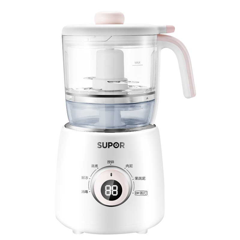 苏泊尔(SUPOR)辅食机FP05-150 婴儿辅食机宝宝米糊机多功能蒸煮搅拌一体料理研磨器辅食机榨汁机