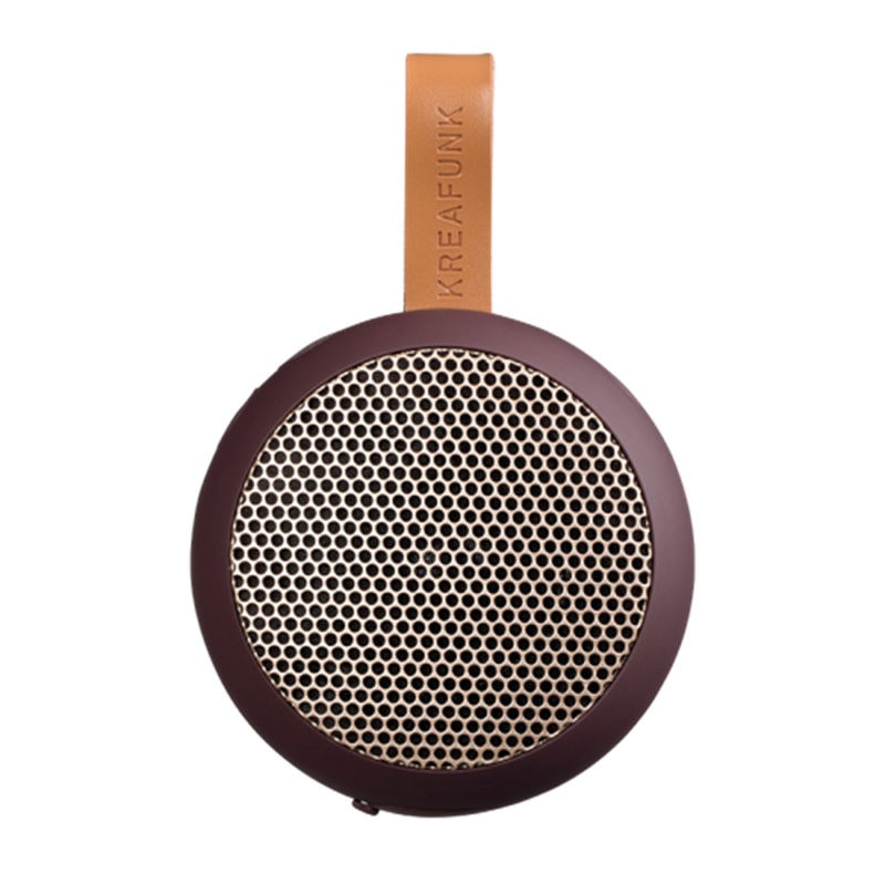 丹麦Kreafunk aGo北欧小型迷你通话无线便携防水防尘户外蓝牙音箱 都市紫