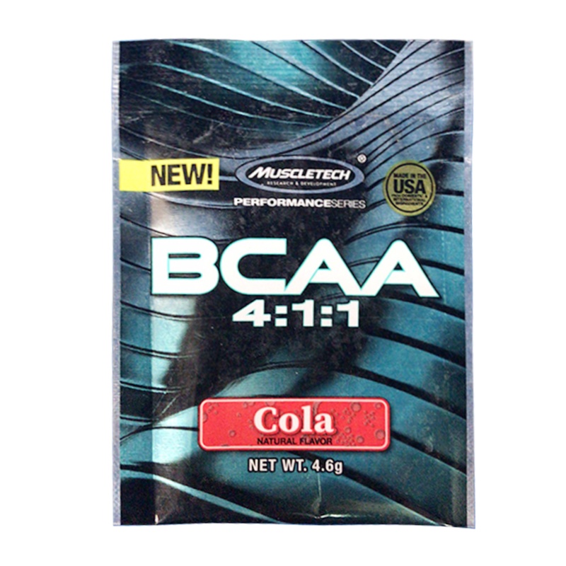 肌肉科技bcaa支链氨基酸增健肌运动补剂便携装4.6g可乐味10袋装