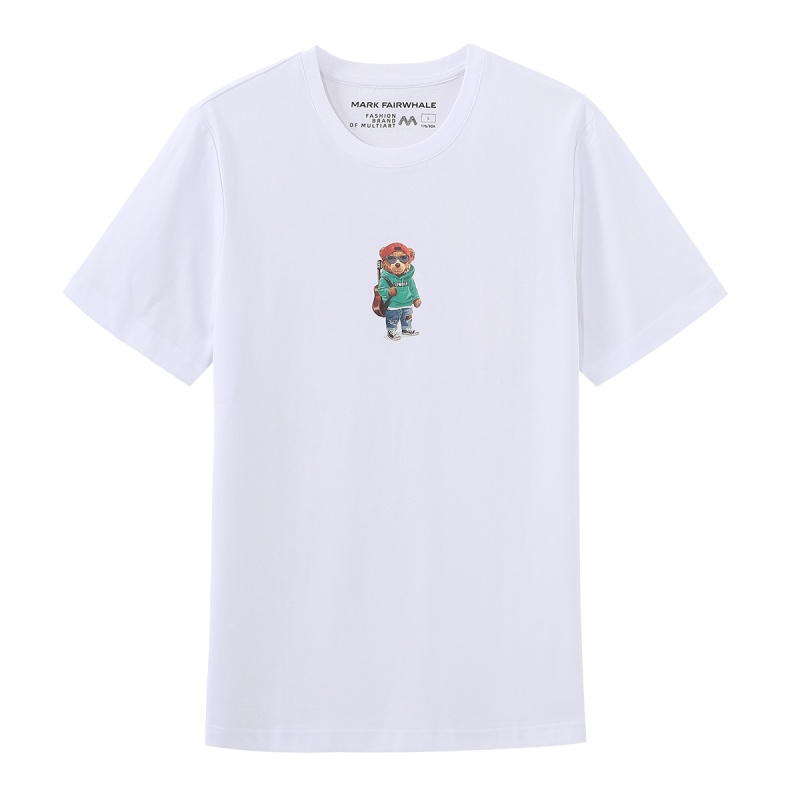 【新】马克华菲2020夏季新款男士印花短袖T恤潮