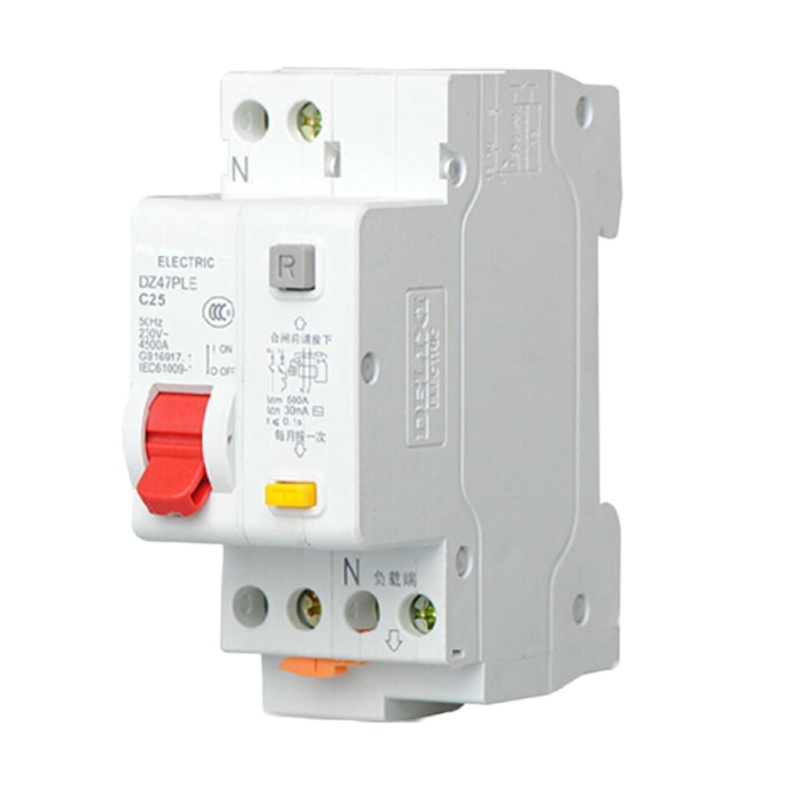 小耳朵家用空气开关(25A/230V)DZ47PLE 1P+N