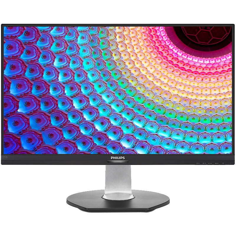 飞利浦 (PHILIPS) 240B7QPJEB 24英寸16:10黄金屏幕比例 旋转升降超微边框广视角专业设计显示器(带HDMI线)