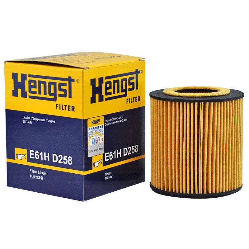 汉格斯特(hengst)机油格滤清器纸芯E61H D258适用于宝马1系2系3系4系5系X1X3X4X5X6Z4机油滤