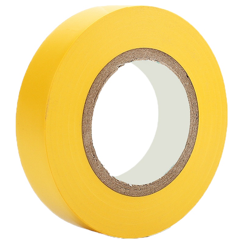 ABLEMEN 特优PVC电气绝缘胶带 电工胶布 黄色 10M*10卷装 耐磨无铅防水耐高温阻燃抗老化