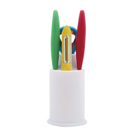 厨房工具五件套 CG-TZ301-5A 水果刀面包刀开瓶器刨刀刀座套装 (单位:套)