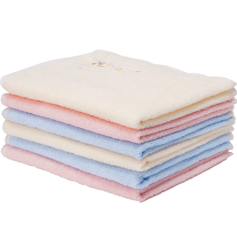 棉田香草微蓝枕巾女蕾丝花边全棉加大透气吸汗枕巾单条Z2704