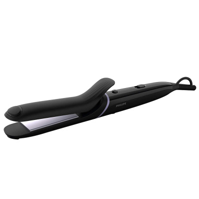 飞利浦(Philips)卷直发器BHH811 陶瓷涂层卷发棒 多功能美发器 卷发/直发器 干发适用速热便携 黑色