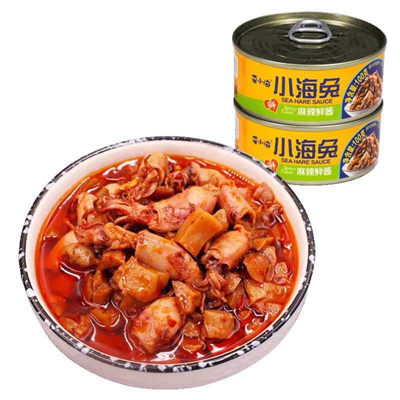 采小海 香辣小海兔酱 下饭酱 海鲜酱 100g