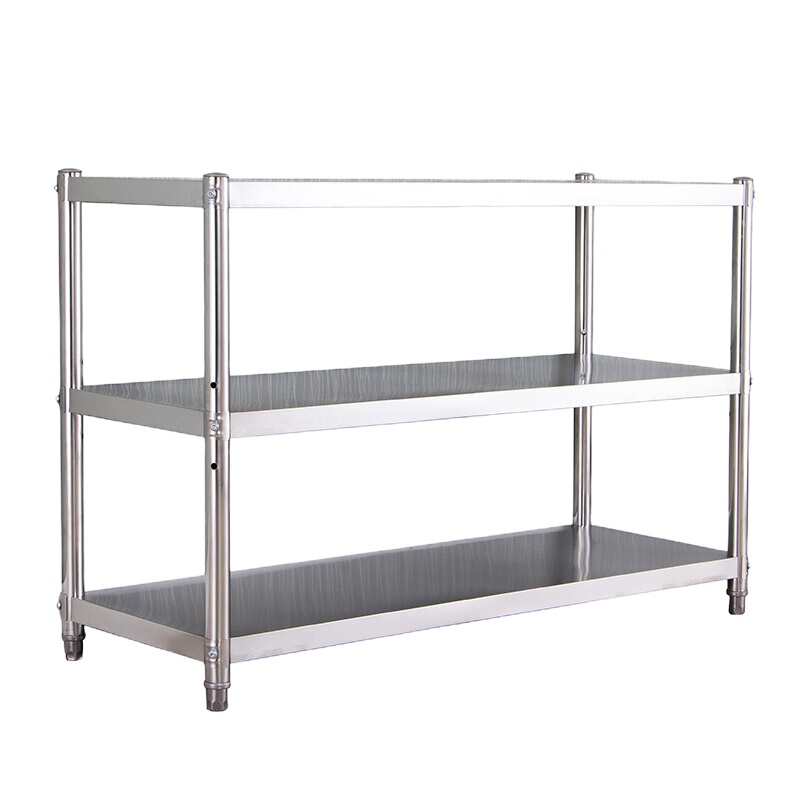 厨房 不锈钢置物架 3层 微波炉锅架煤气灶烤箱架收纳储物层架 三层