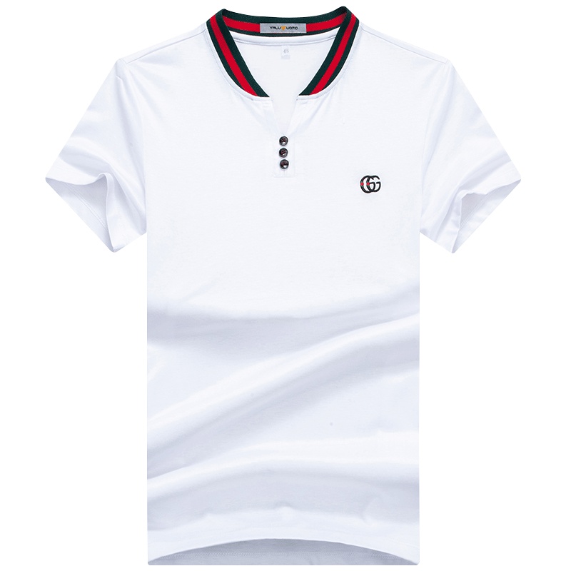 雅鹿男装短袖T恤男简约时尚系列男款纯色撞色T恤AC22EXTB00538