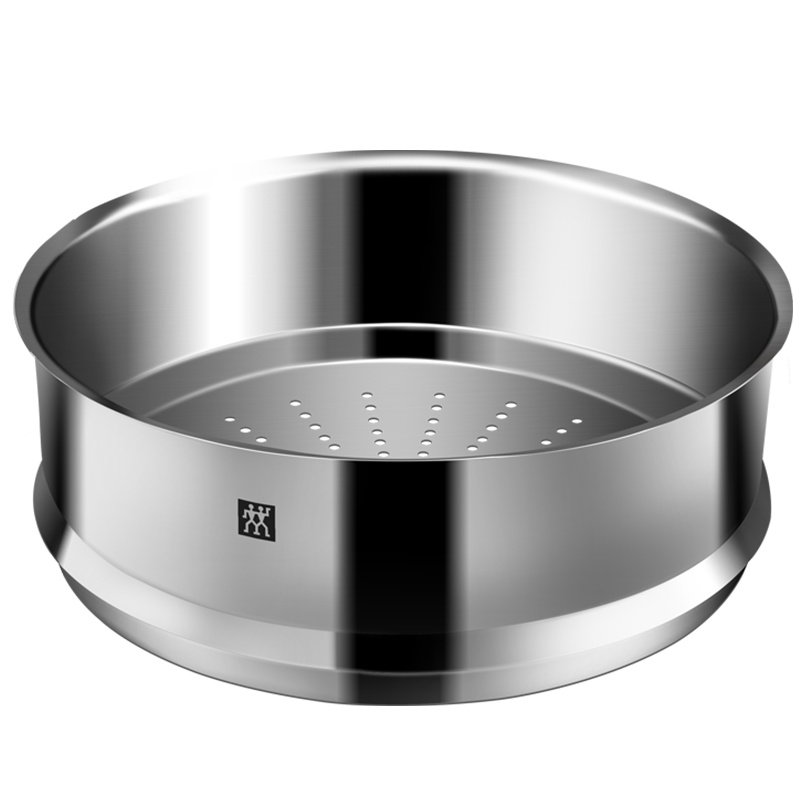 双立人(ZWILLING)不锈钢蒸笼24cm 蒸盘蒸屉蒸锅笼屉家用通用多功能蒸屉