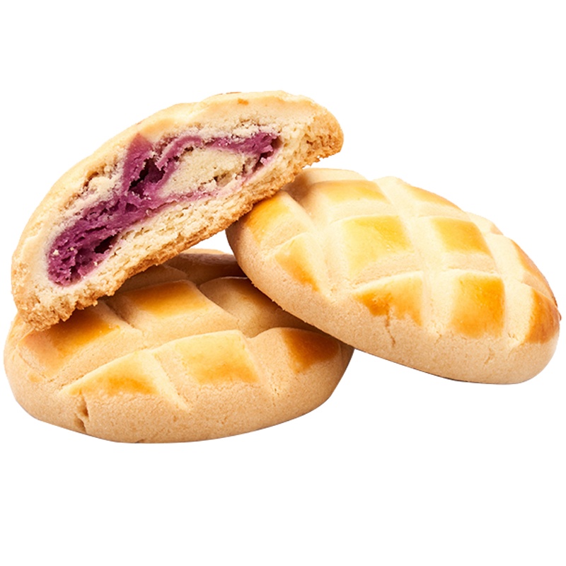 【oioi哦伊哦伊】爆浆软心曲奇西饼400g夹心饼干（抹茶味）