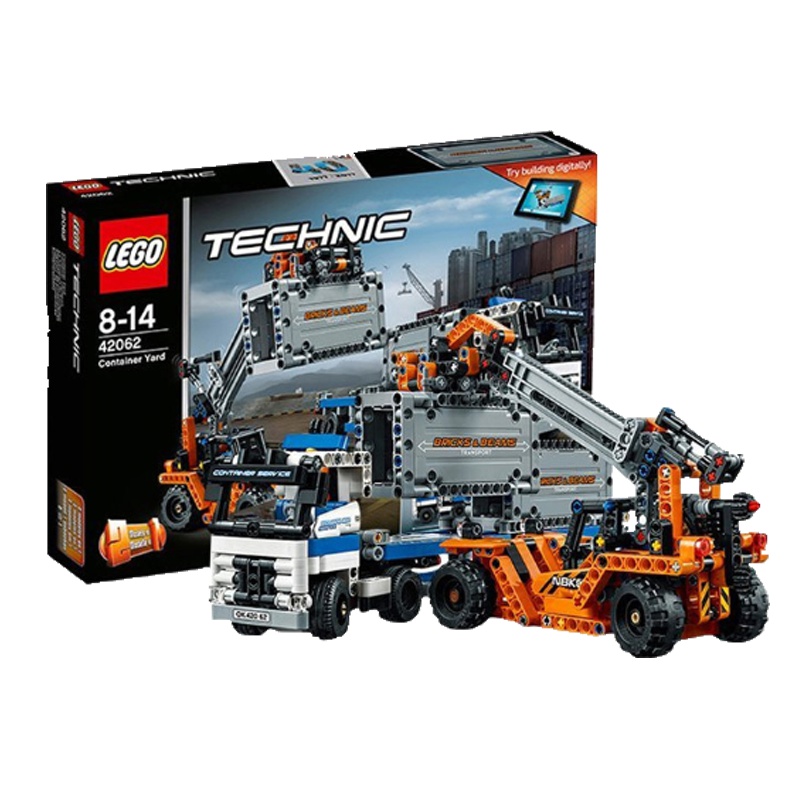 乐高(LEGO)科技系列 集装箱运输 42062 儿童塑料积木玩具631颗
