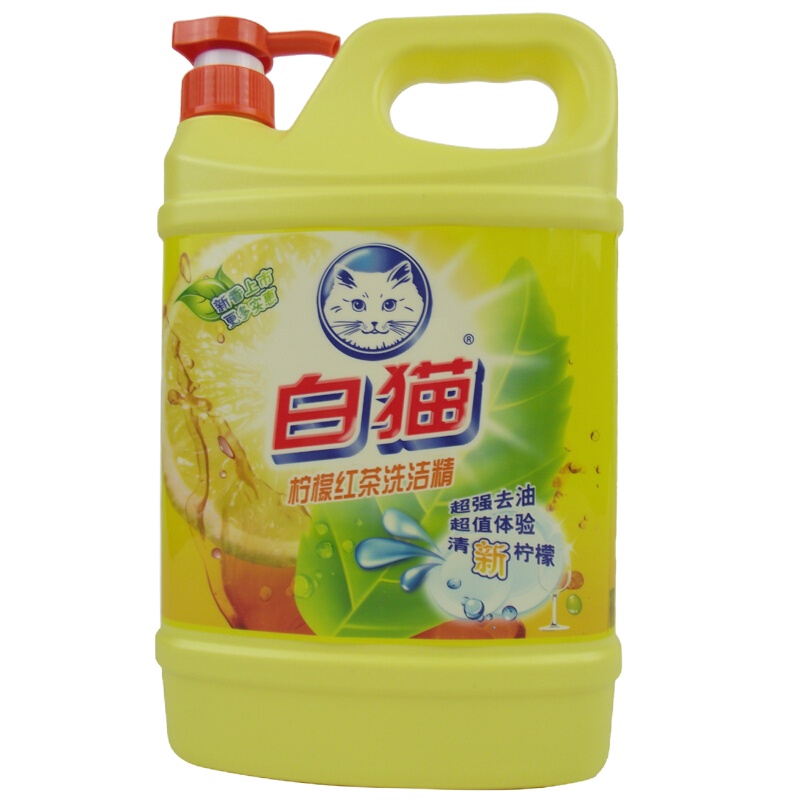 白猫 柠檬红茶洗洁精(英伦版)1.5kg*10瓶
