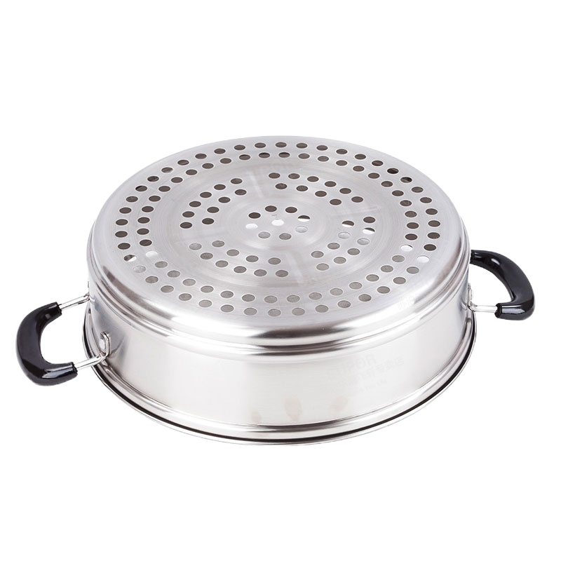 苏泊尔好帮手不锈钢复底蒸锅