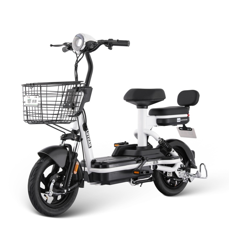 绿源新款电动自行车小型女士电瓶车FEO成人男女通用48v代步电动车