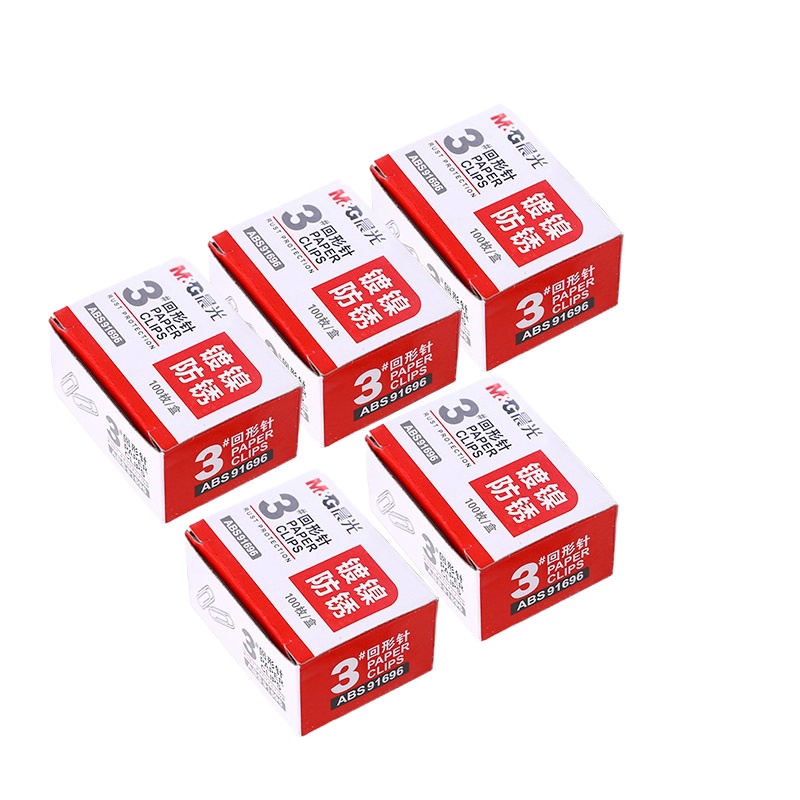 晨光 ABS91696 回形针 3号金属 100枚/盒(小盒装)