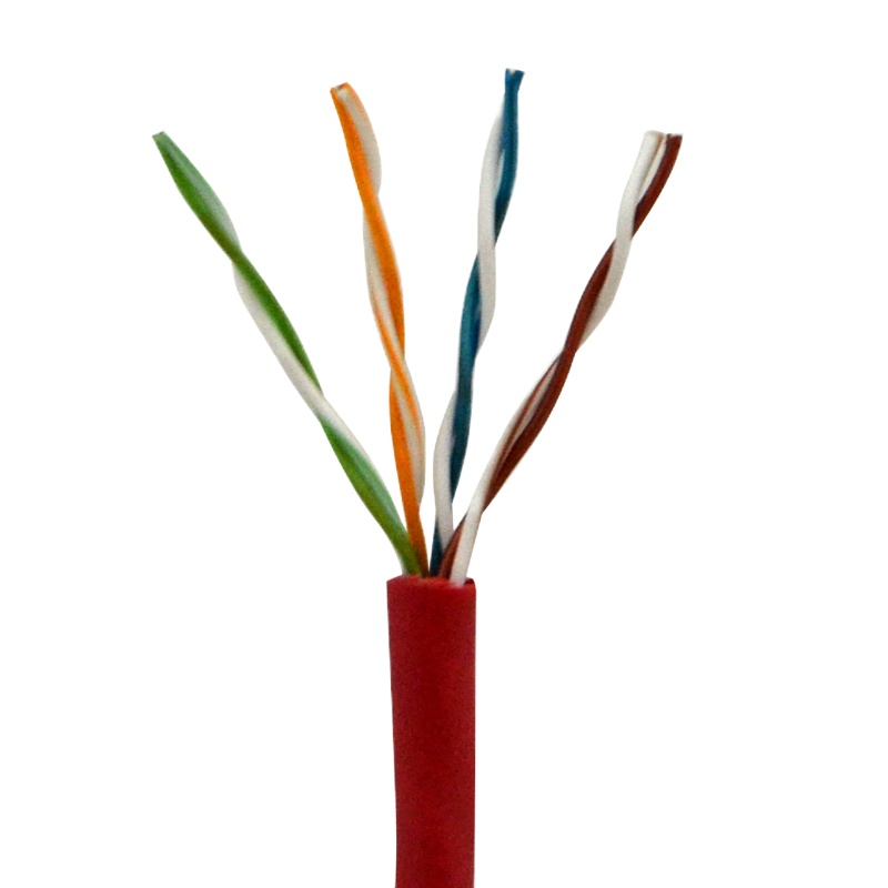 酷比客(L-CUBIC) LCLN5EBU-305M超五类非屏蔽纯铜成箱网线红色305M