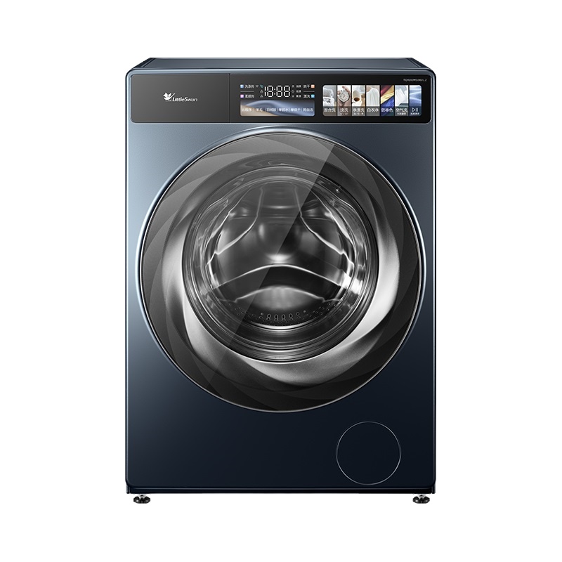 小天鹅本色10公斤滚筒蓝氧特渍净科技深入源头物理洁净 纤薄自由嵌契合家居不突兀 筒净衣洁全面呵护TD100MS96ILZ