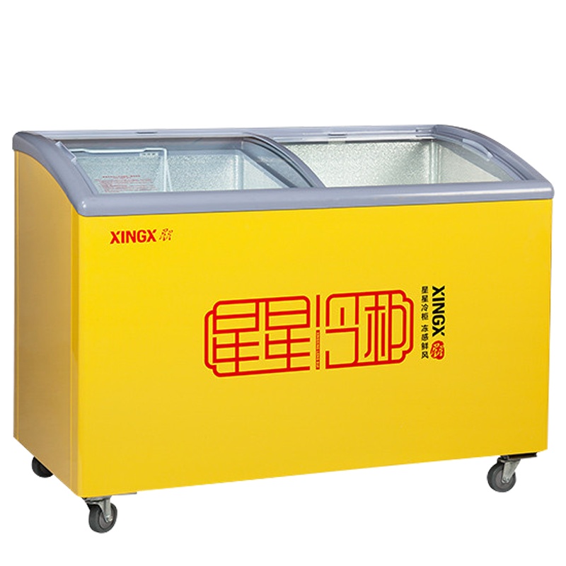 星星(XINGX) SCD-312CY 双温312升 圆弧门冷藏冷冻转换展示柜冷藏展示柜冷冻柜冰柜卧式商用展示柜