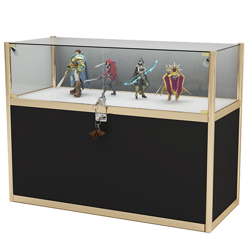 欧宝美玻璃展示柜手办柜礼品展柜烟柜陈列柜货架模型产品展示架酒柜烟柜