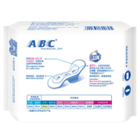 ABC KMS棉柔日用组合10包80片(轻透薄240mm*40片+纤薄240mm*40片)卫生巾套装