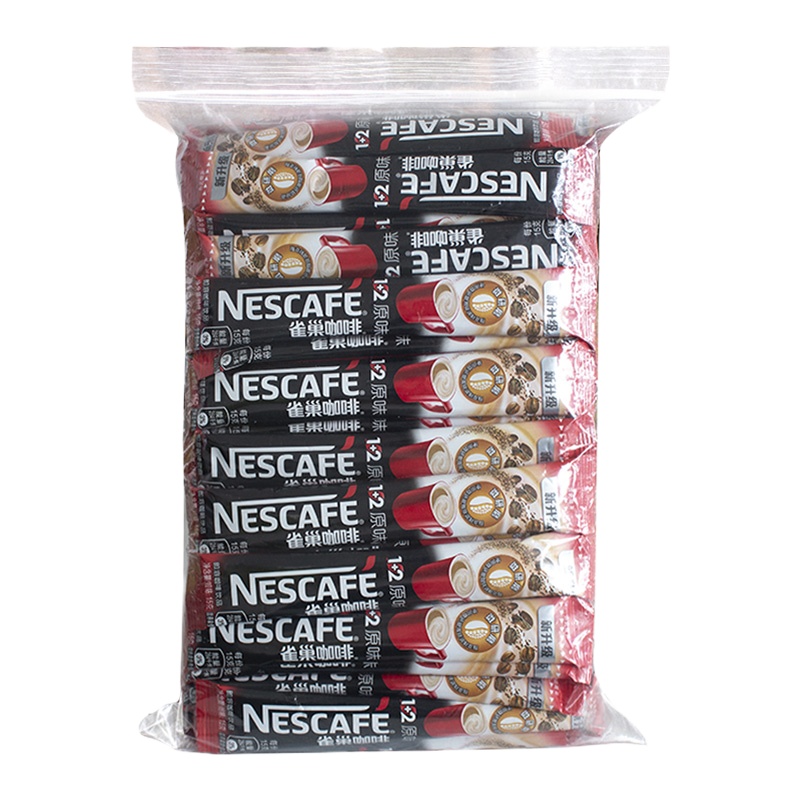 雀巢Nestle 三合一速溶咖啡 1+2原味微研磨 100条*15g/袋 冲调饮品
