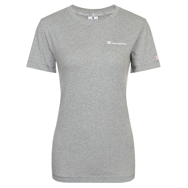 [直营]Champion冠军 潮牌 女士纯棉字母胸前logo圆领短袖T恤 111436
