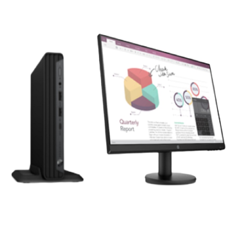 HP ProDesk 400 G6 DM(i5-10500T/8g/128+1T/23.8寸显示器)