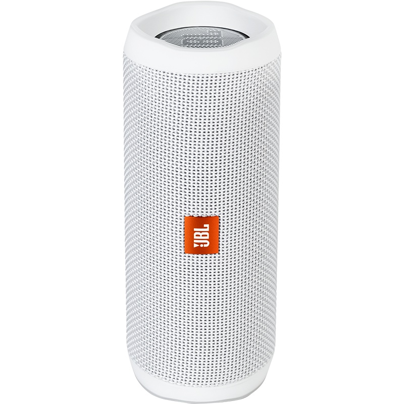 JBL Flip4 音乐万花筒4 蓝牙小音箱 音响 低音炮 防水设计 支持多台串联 便携迷你音响 音箱 白色