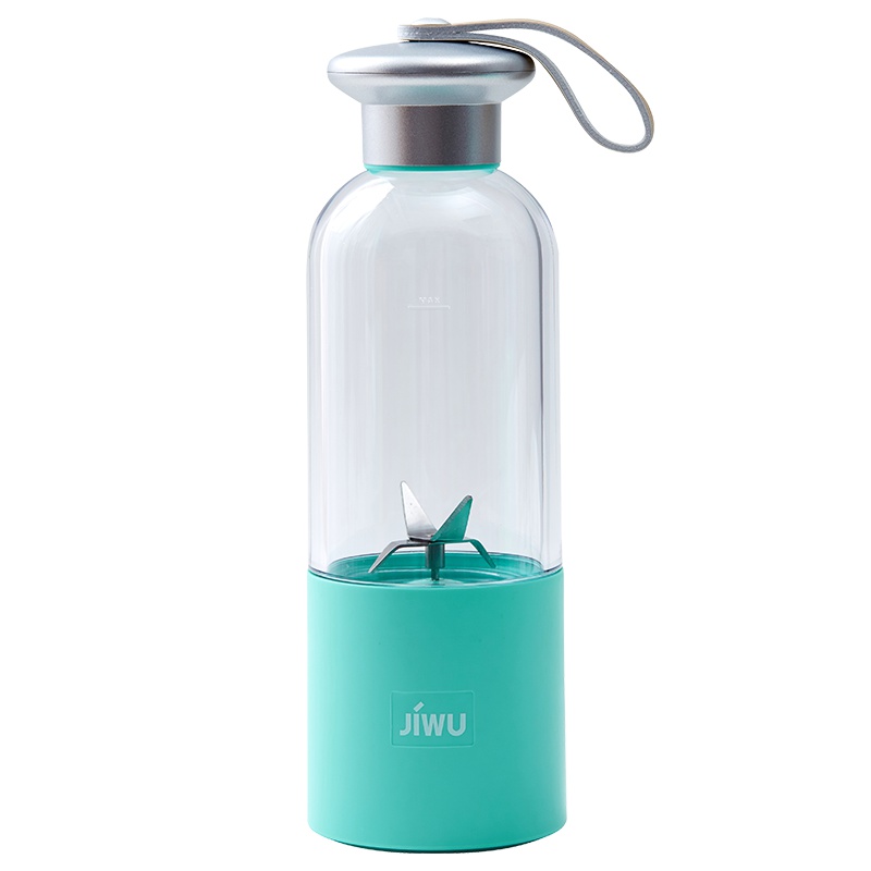 苏宁极物 随身果汁杯套装果汁机榨汁机 浅湖绿便携式榨汁机多功能小型电动水果榨汁杯家用料理打果汁搅拌机