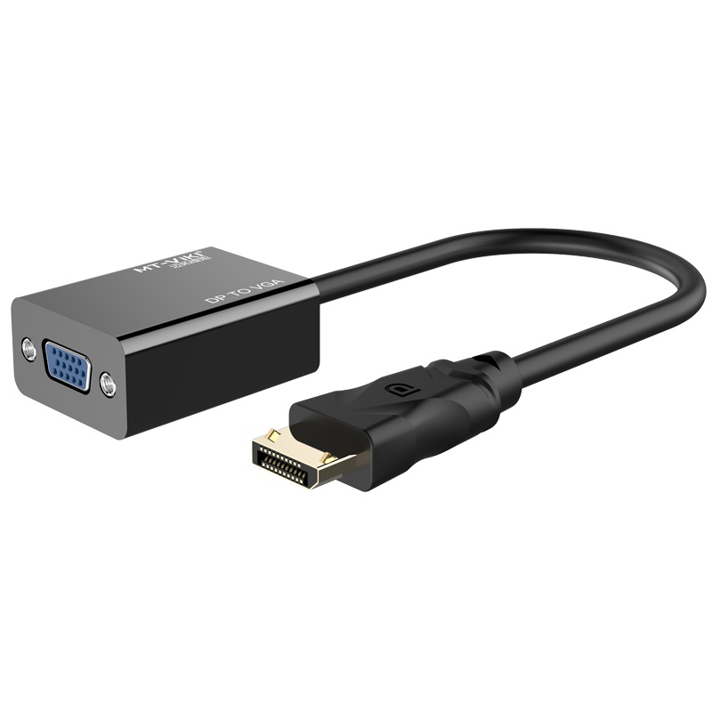 迈拓维矩MT-DP01 DP转VGA线公对母displayport转vga转接线电脑电视视频连接线