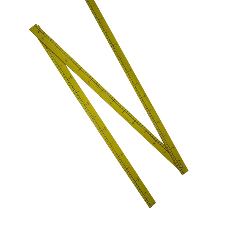 教室卫生测量多用尺教学尺 尺子 木质三折尺子 课桌椅