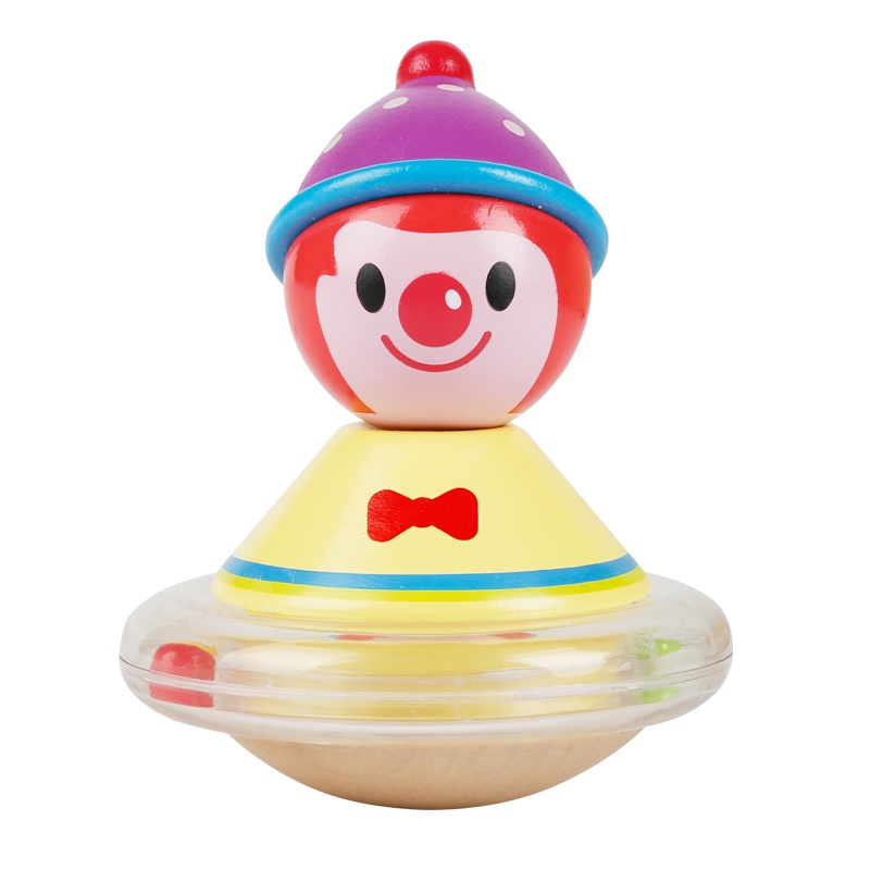 Hape&金宝贝 悦动不倒翁0-1岁新生宝宝安抚玩具早教益智木制