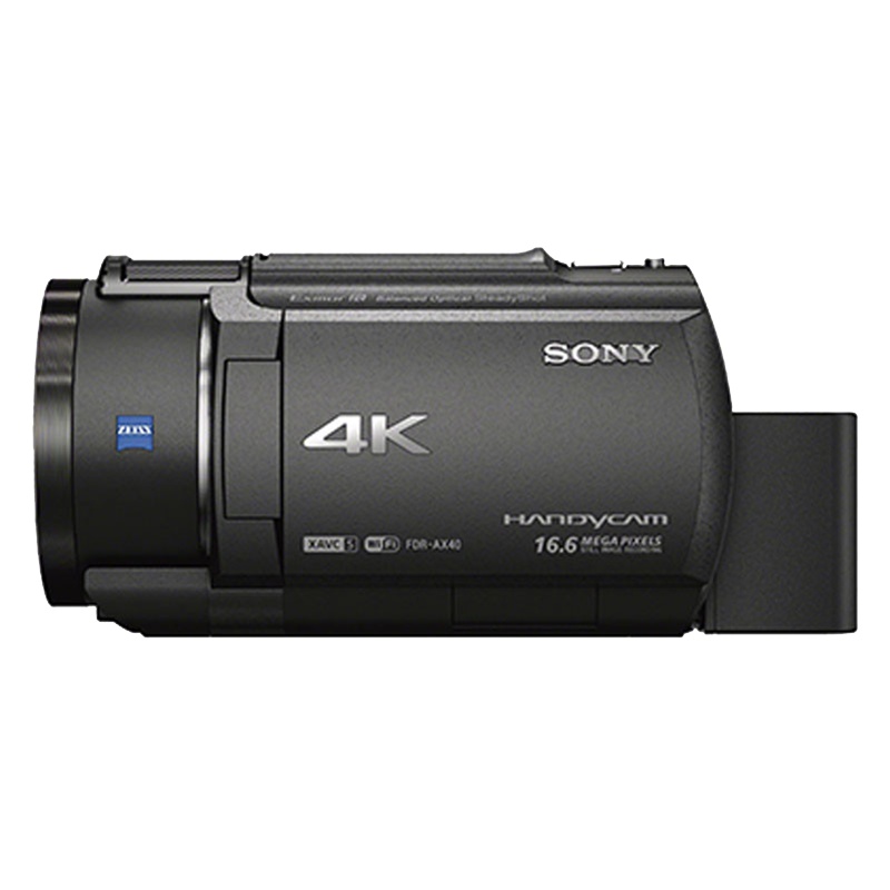 索尼(SONY) FDR-AX40(64G卡+摄像机包+三脚架)4K数码摄像机