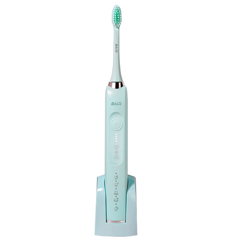 拜尔X1S+电动牙刷女成人声波充电式震动软毛自动牙刷男女士送男女朋友 沁心蓝(第五代20档智能触控)
