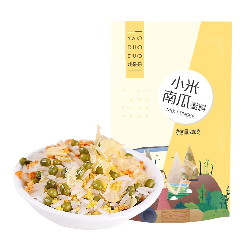 姚朵朵小米南瓜粥料200g*1袋