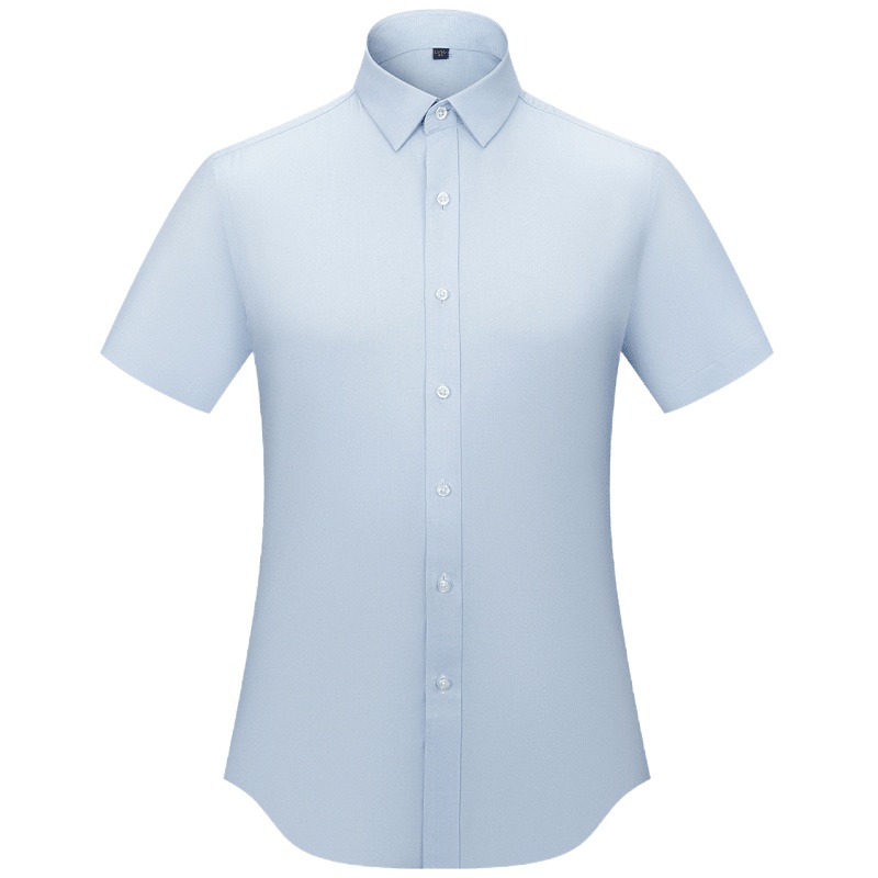 培罗蒙(Baromon)衬衫男短袖夏季薄款男士衬衣商务休闲职业装寸衫上衣21007