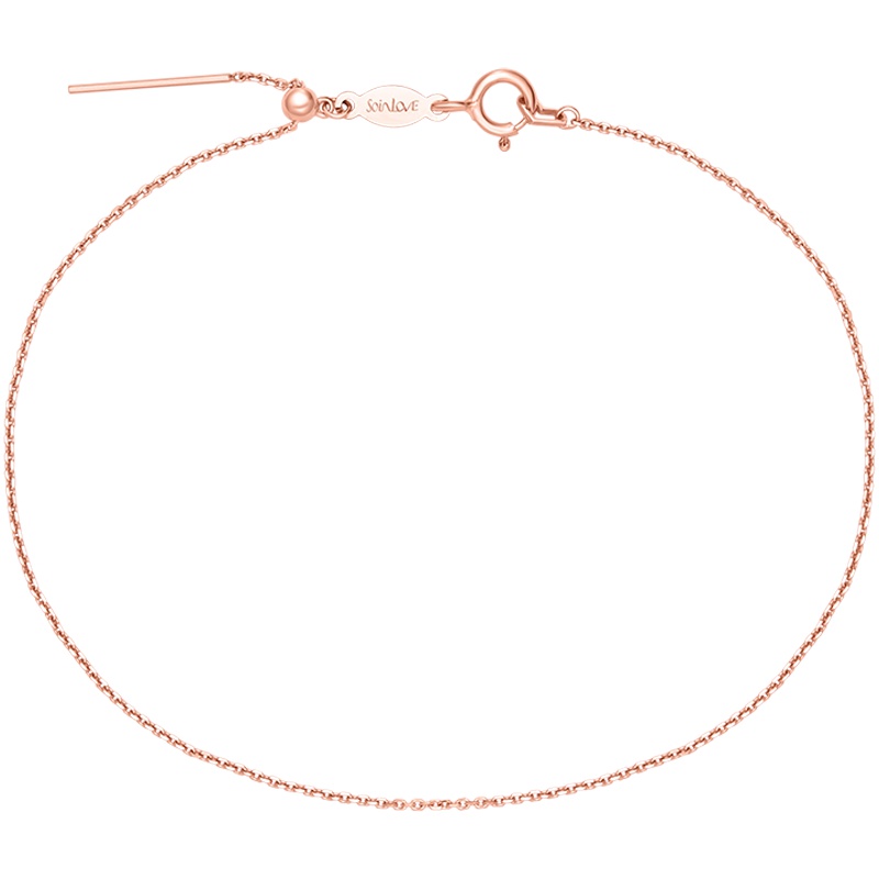 schl-Soinlove 蜜豆18K金指针手链 BB戒指配链女 送礼推荐VE40