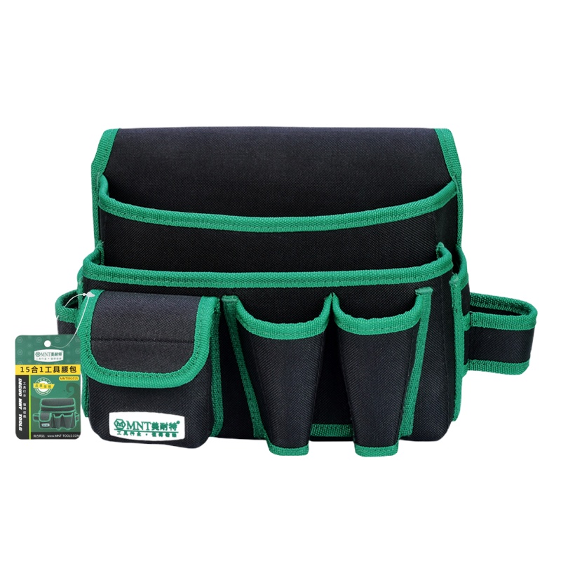 企购优品电工工具包多功能维修安装腰带小腰包便携帆布大加厚耐磨工具袋男