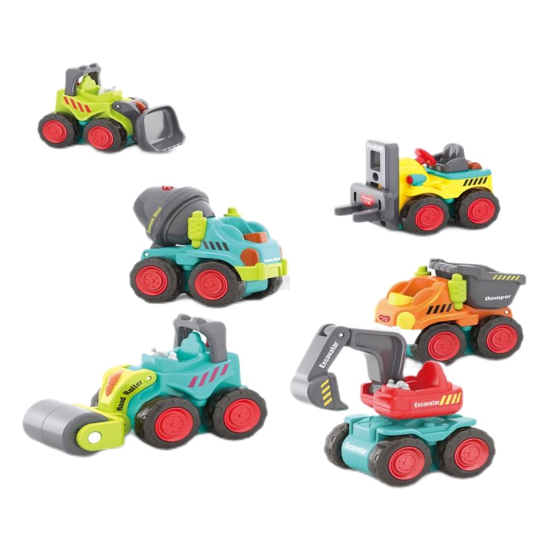 飞鹤赠品-汇乐玩具-口袋工程车