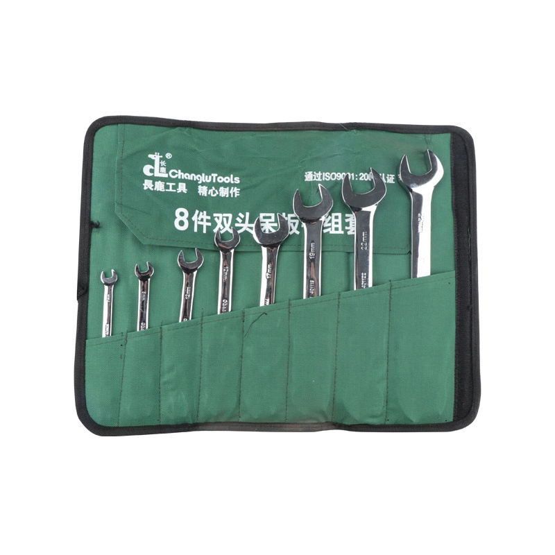 长鹿 镜面双头呆扳手组套 14PCS