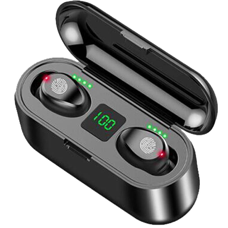 启融 真无线蓝牙耳机5.0迷你运动跑步休闲双耳挂耳式无线超清蓝牙耳机 IPHONEX7P8P苹果安卓手机通用